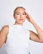 Ruffle Top - Rafo - White - collab zürich