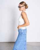 Ruffle Top - Rafo - White - collab zürich