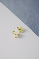 earrings - floral - yellow - collab zürich