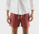 swim shorts - rosso veneziano - collab zürich