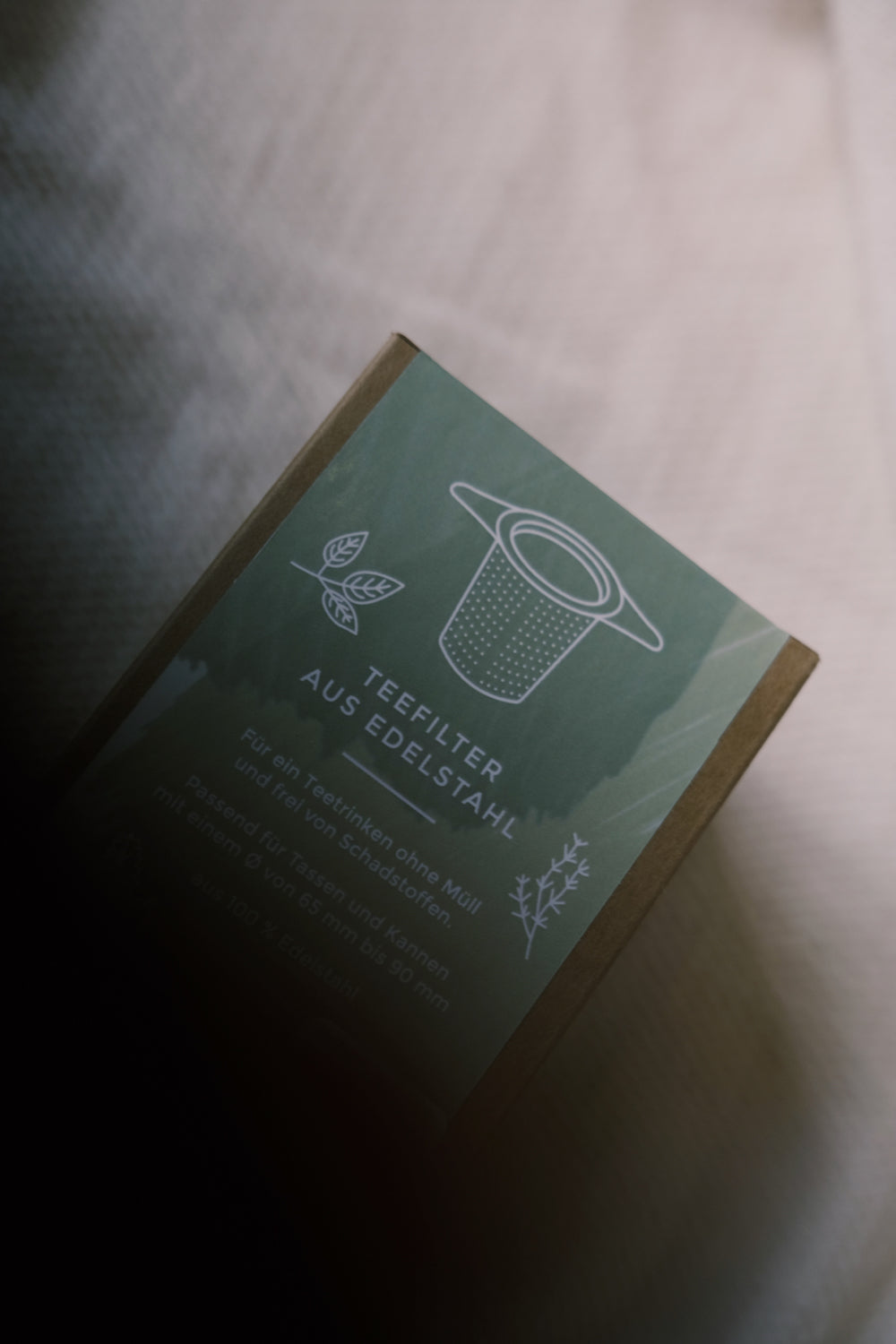 tea strainer - stainless steel - collab zürich