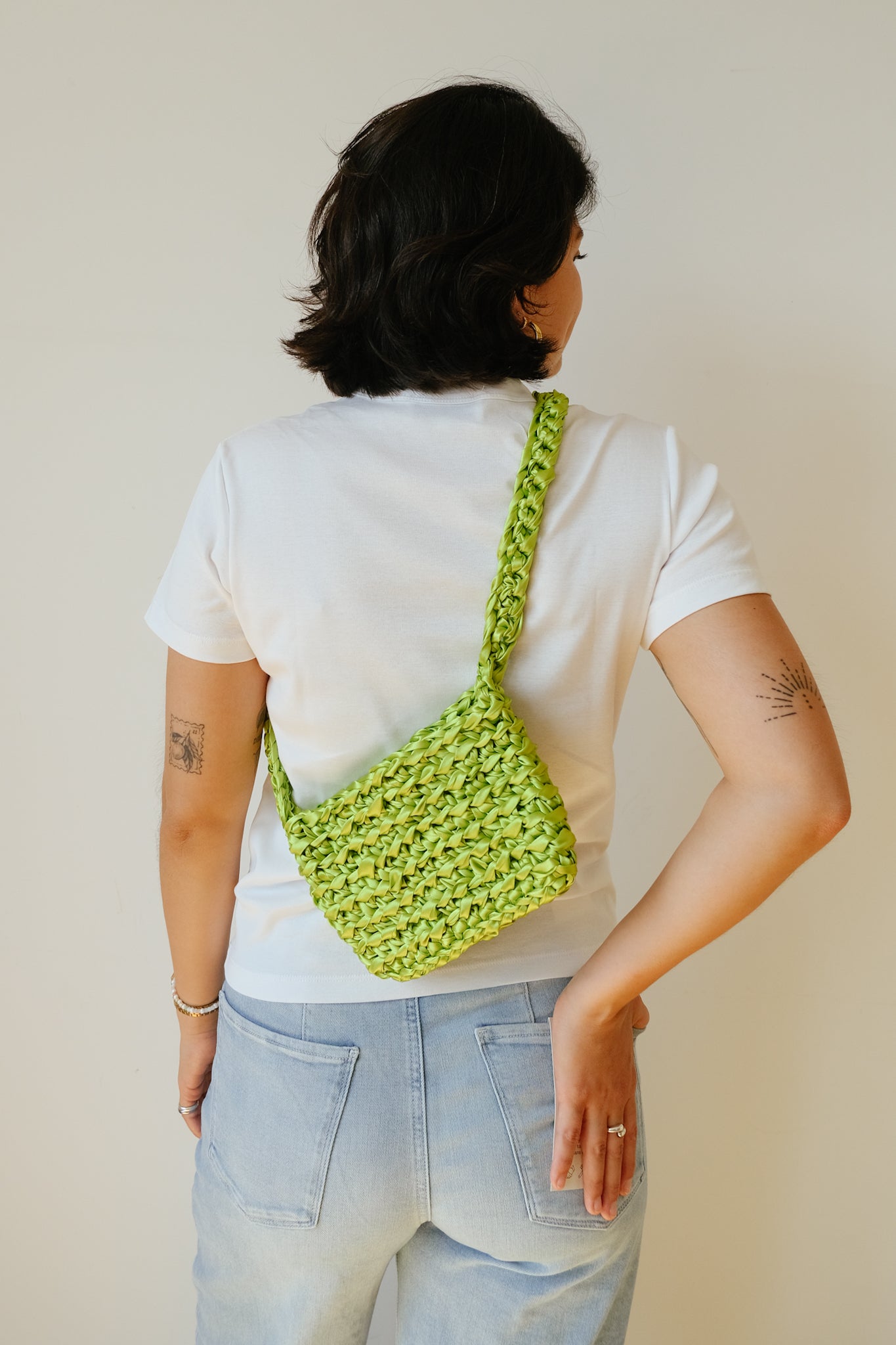 crochet bag - bling mini - collab zürich