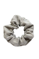 scrunchie - MEDINA linen - grey - collab zürich