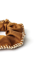 Scrunchie - MEDINA silk - cognac hbik - collab zürich