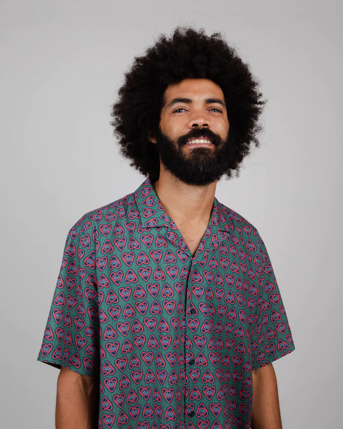 bowling shirt - asis percales heart - collab zürich