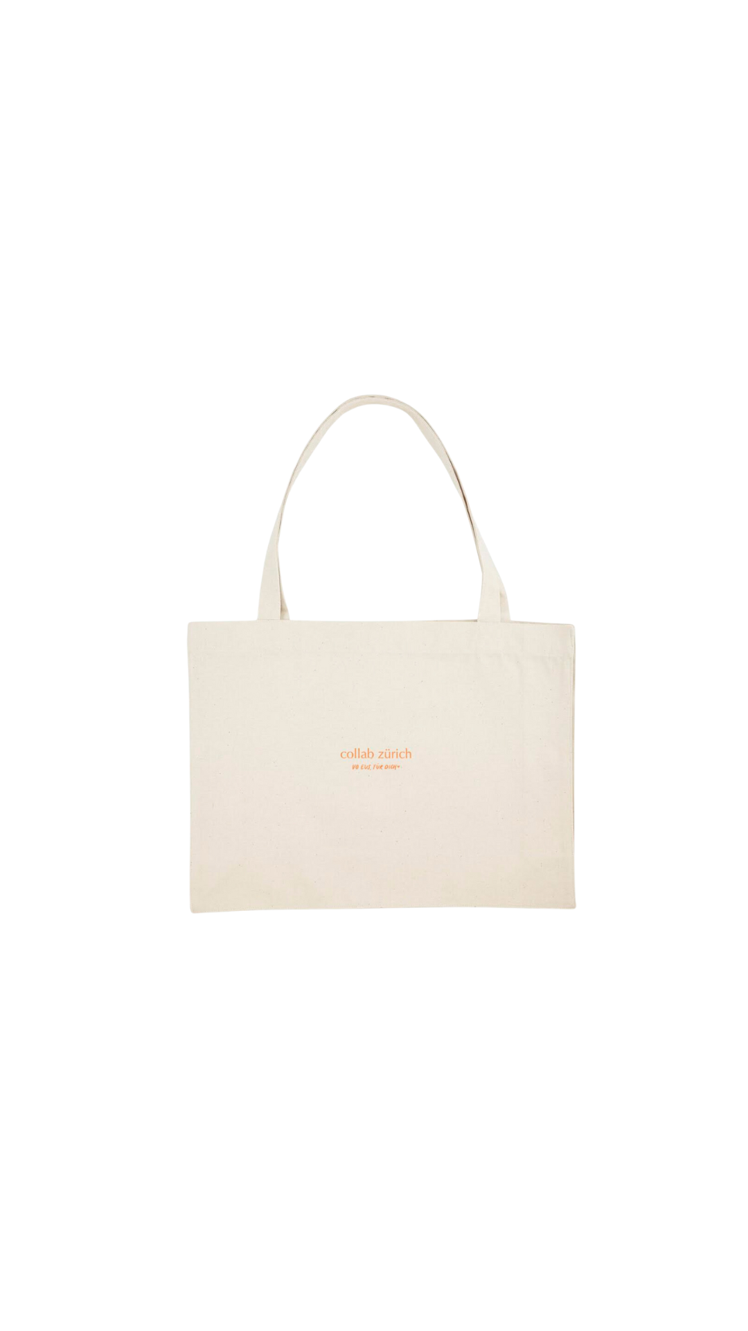Shopper Bag - HÜT HANI NÖD SO LUST - Embroidery - collab zürich
