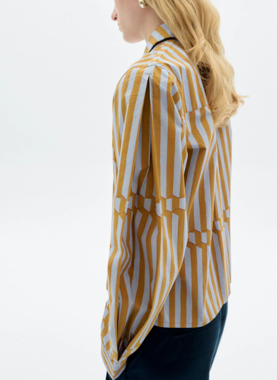 Esque Blouse - Duna - Striped - collab zürich