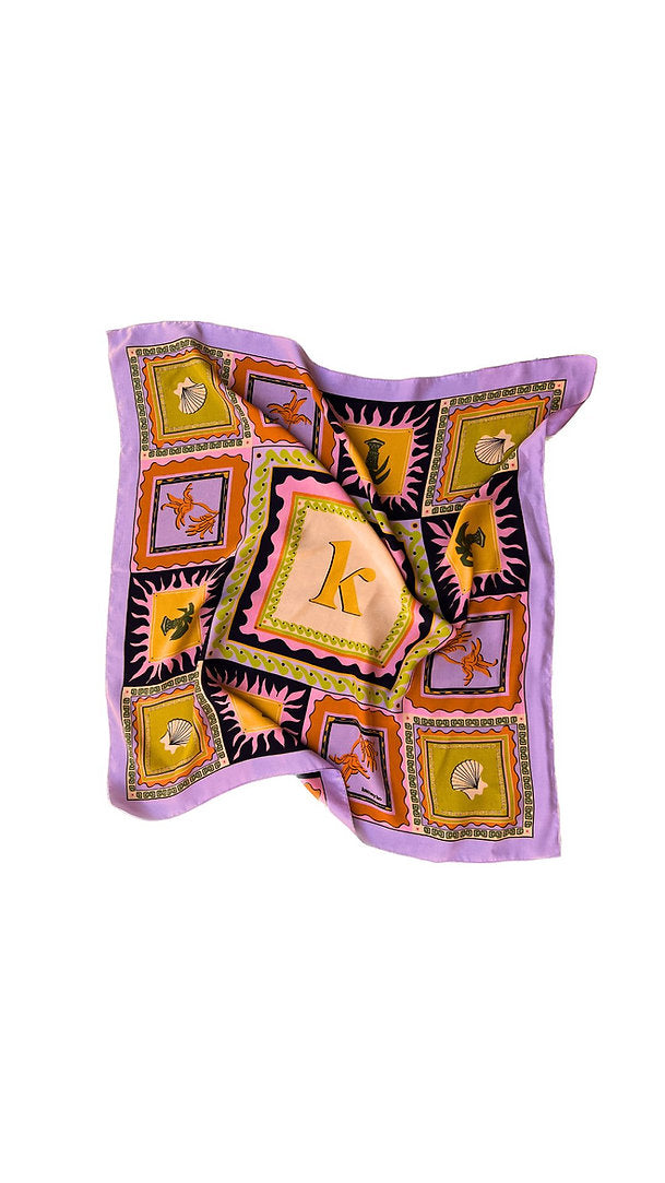 silk scarf - borghese icon - collab zürich