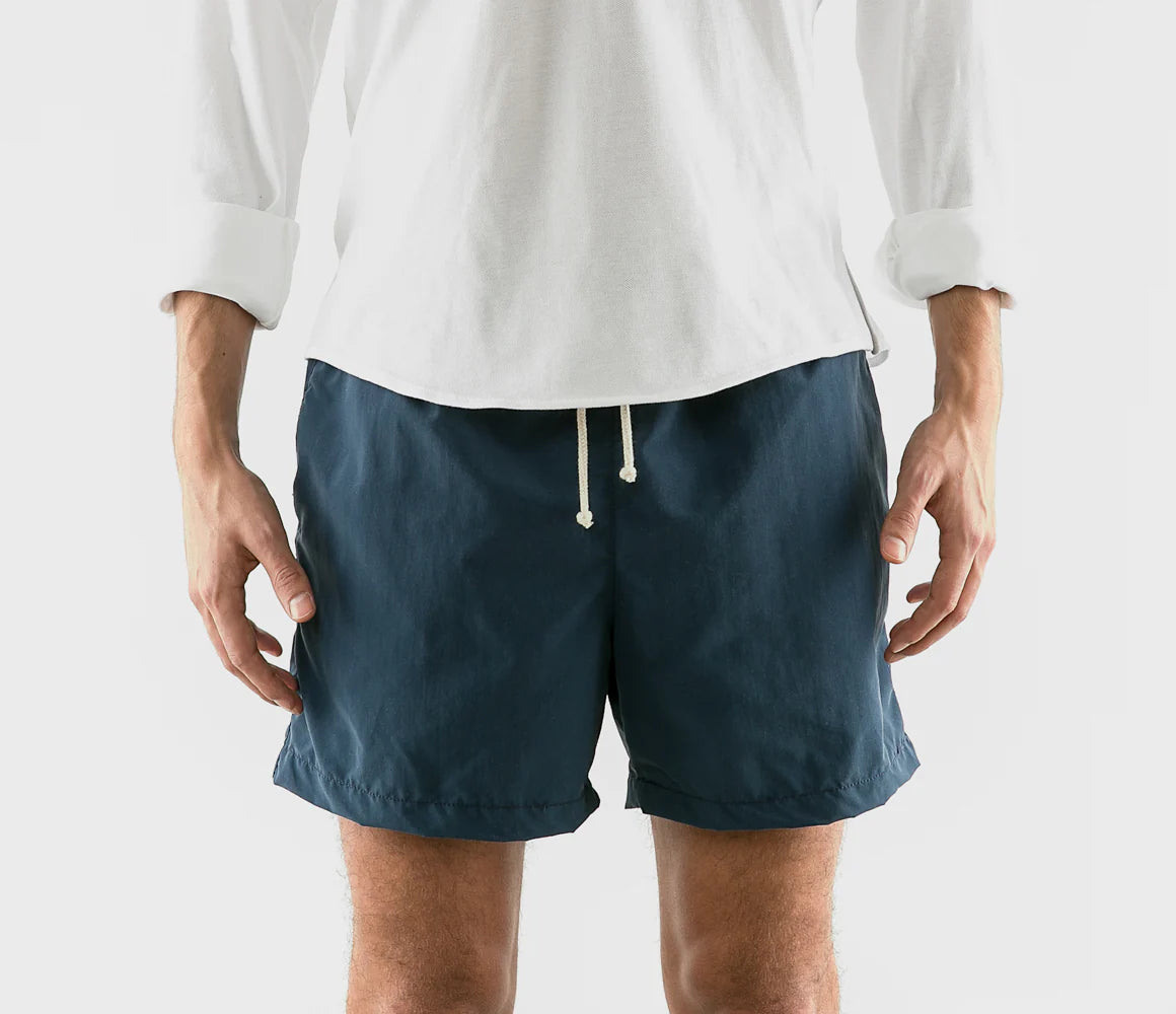 swim shorts - blu notte - collab zürich