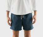 swim shorts - blu notte - collab zürich