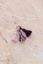 Tassel Trio - SHOUSHA - Rose, bordeaux, cherry blossom - collab zürich
