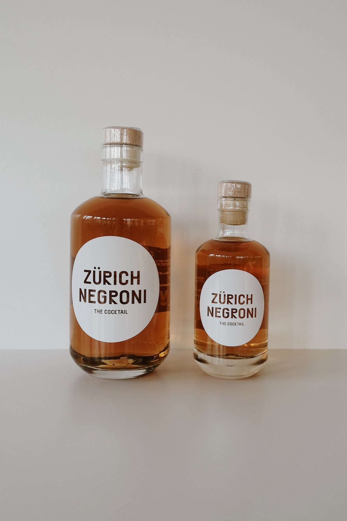 cocktail in a bottle - zürich negroni - collab zürich