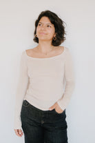 Viscose Longsleeve - Casilda - Ivory - collab zürich