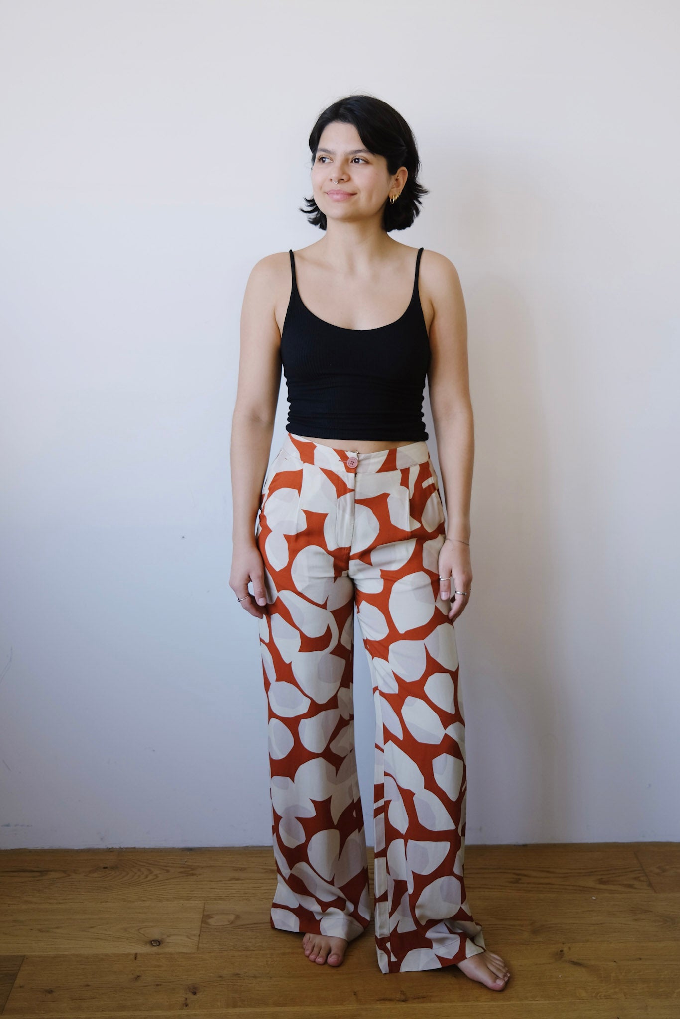 ecovero pants - manolita - light leaf - collab zürich