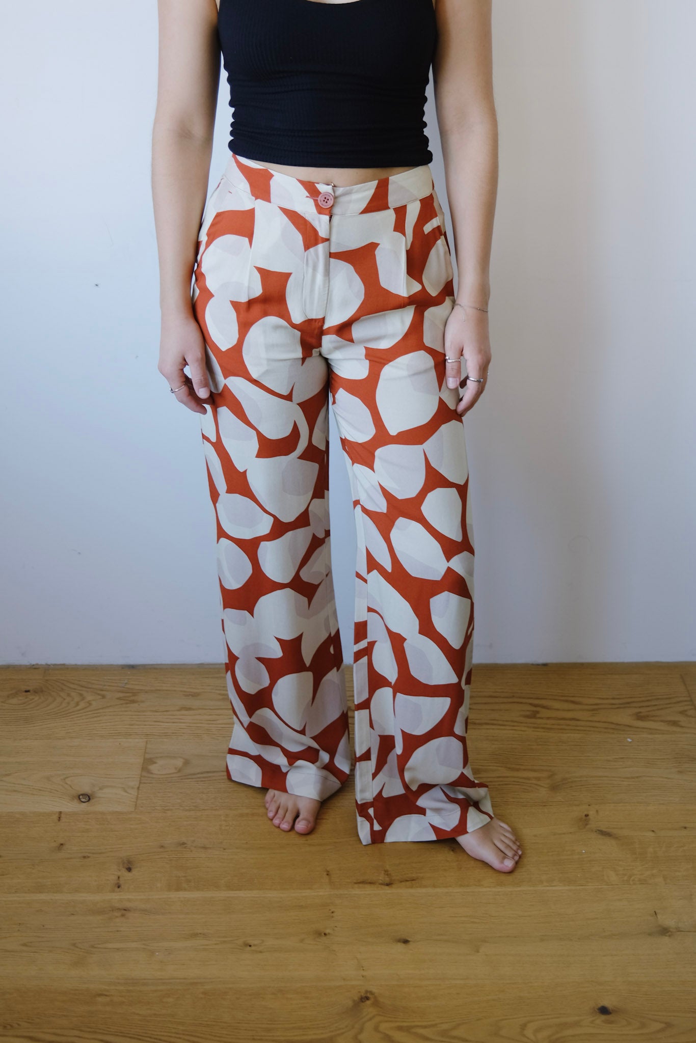 ecovero pants - manolita - light leaf - collab zürich