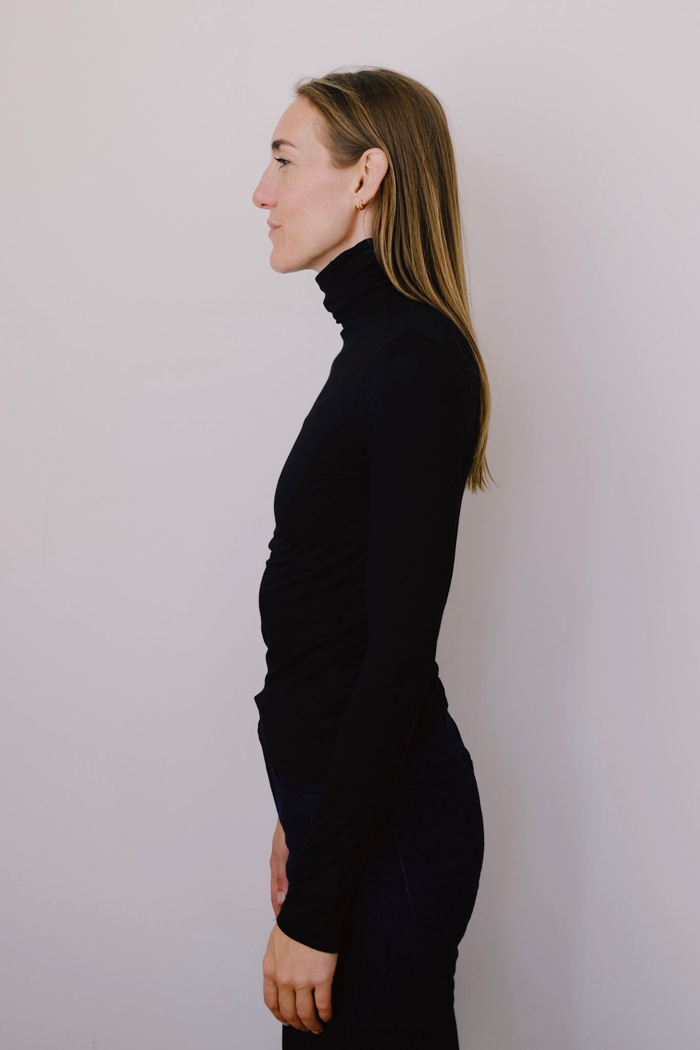 viscose turtle neck - noe - black - collab zürich