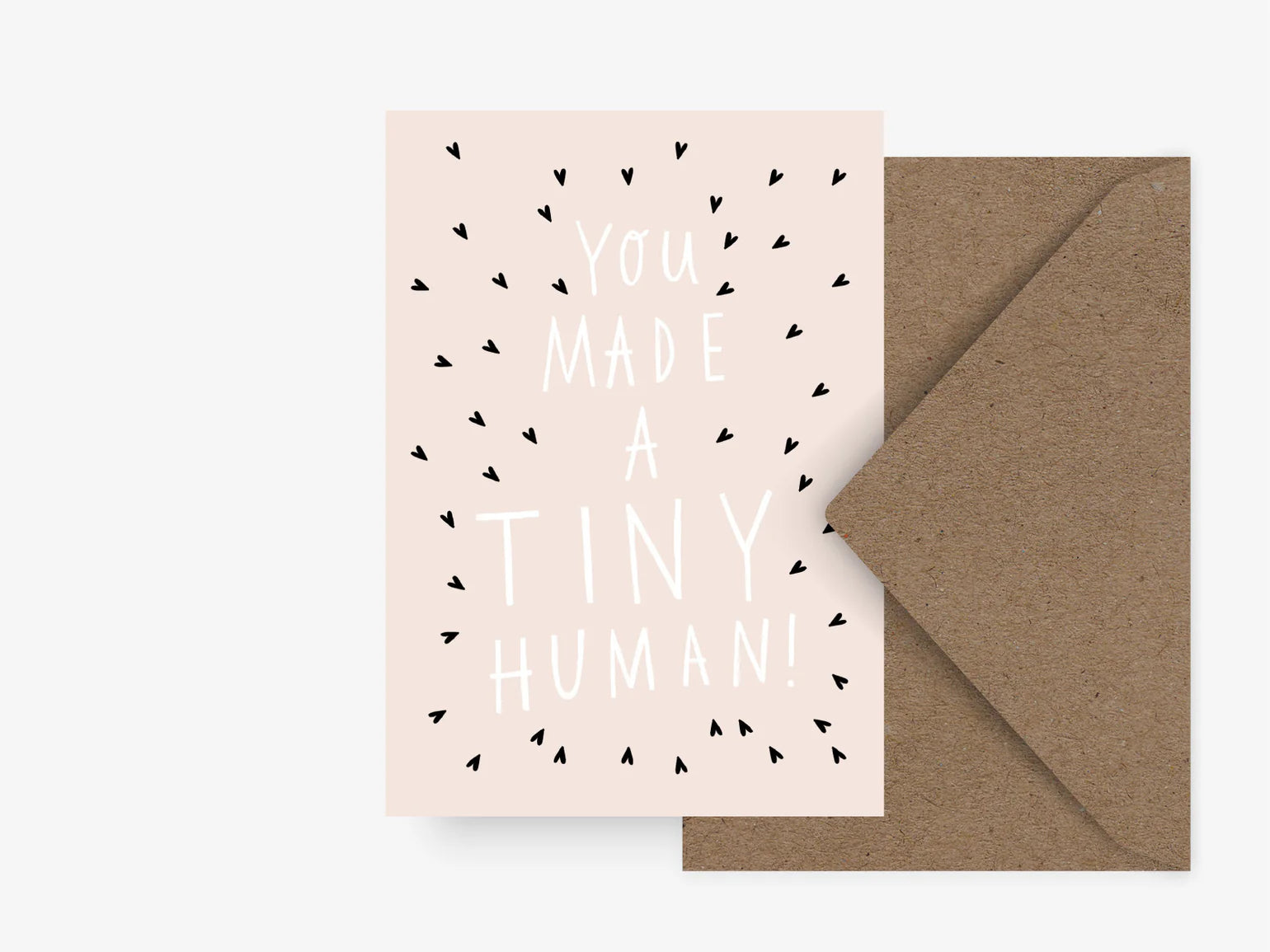 card - congratulations you made a tiny human - collab zürich