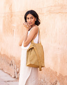 Tote - DENYA - crossbody - mustard - collab zürich
