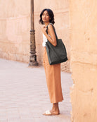 Tote - DENYA - anthracite - crossbody - collab zürich