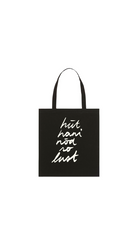 Tote Bag - hüt hani nöd so lust - Schnüerlischrift - collab zürich