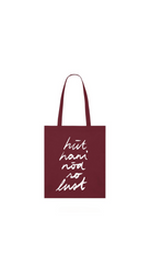 Tote Bag - hüt hani nöd so lust - Schnüerlischrift - collab zürich