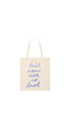 Tote Bag - hüt hani nöd so lust - Schnüerlischrift - collab zürich