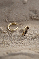 earrings - twine - gold - collab zürich