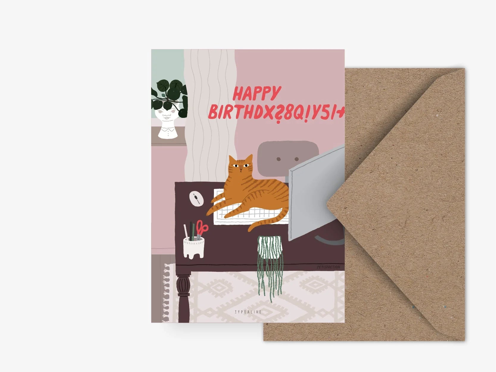 postcard - cats birthdxyz - collab zürich