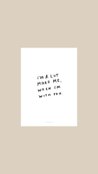 postcard - more me - collab zürich