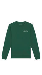 Unisex Sweatshirt - hüt hani nöd so lust - Bottle Green - collab zürich