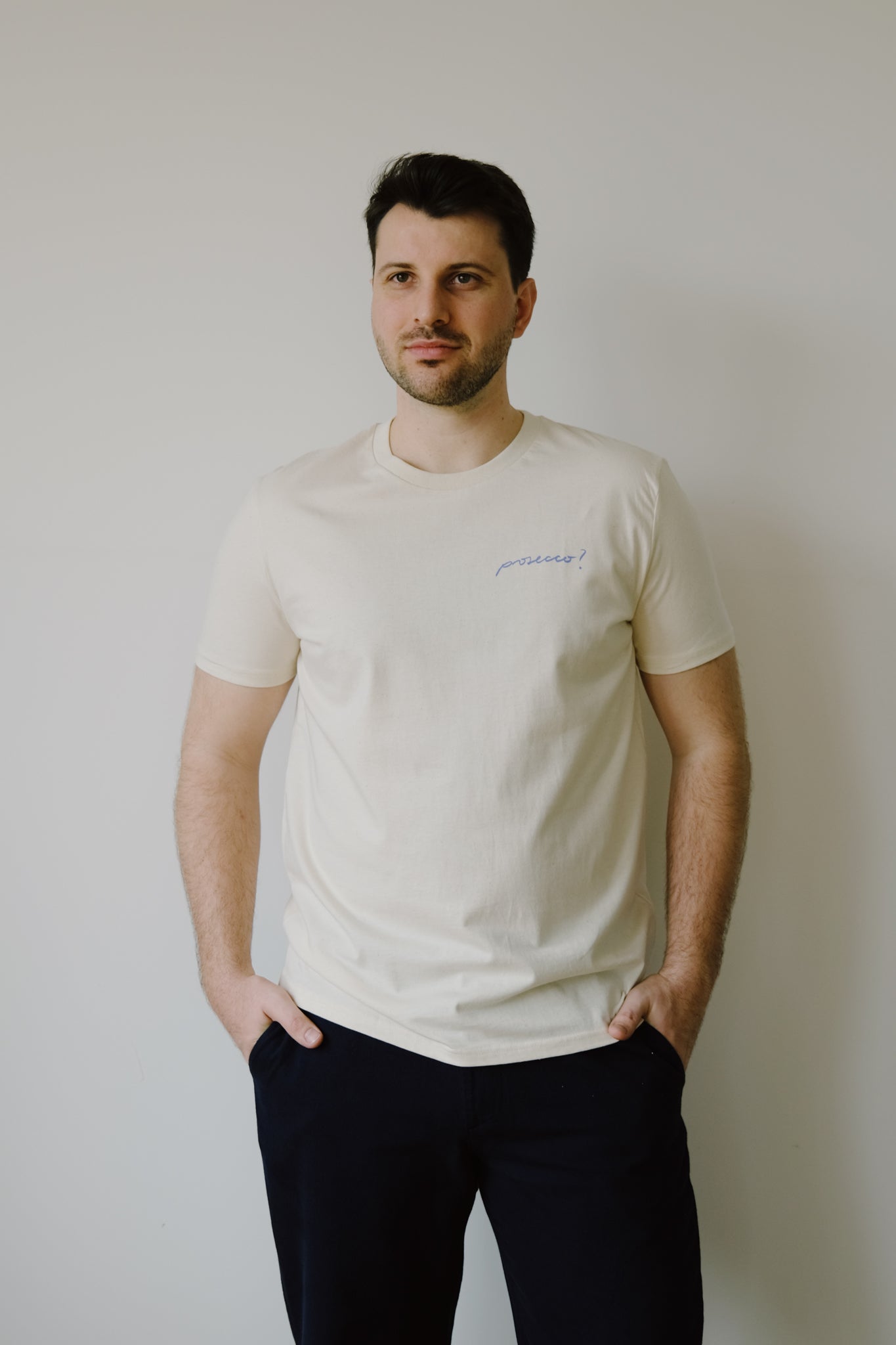 Unisex T-Shirt - prosecco? - Natural - collab zürich