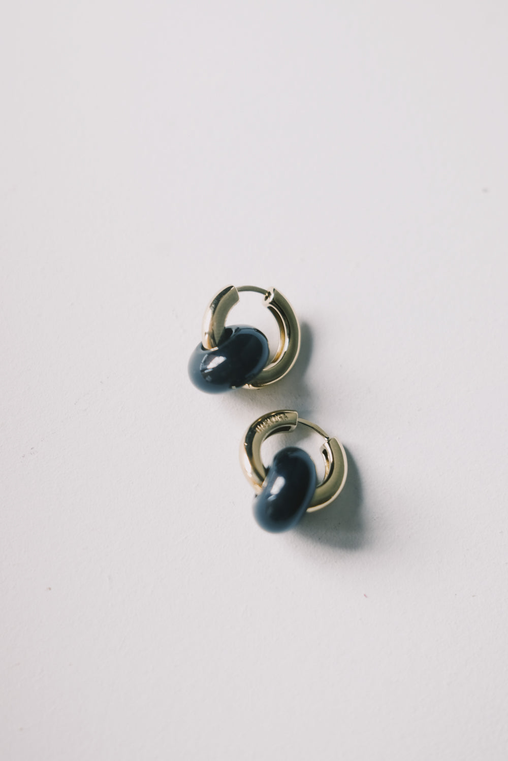 Hoop Earrings - Tessa - Stone Donut - collab zürich
