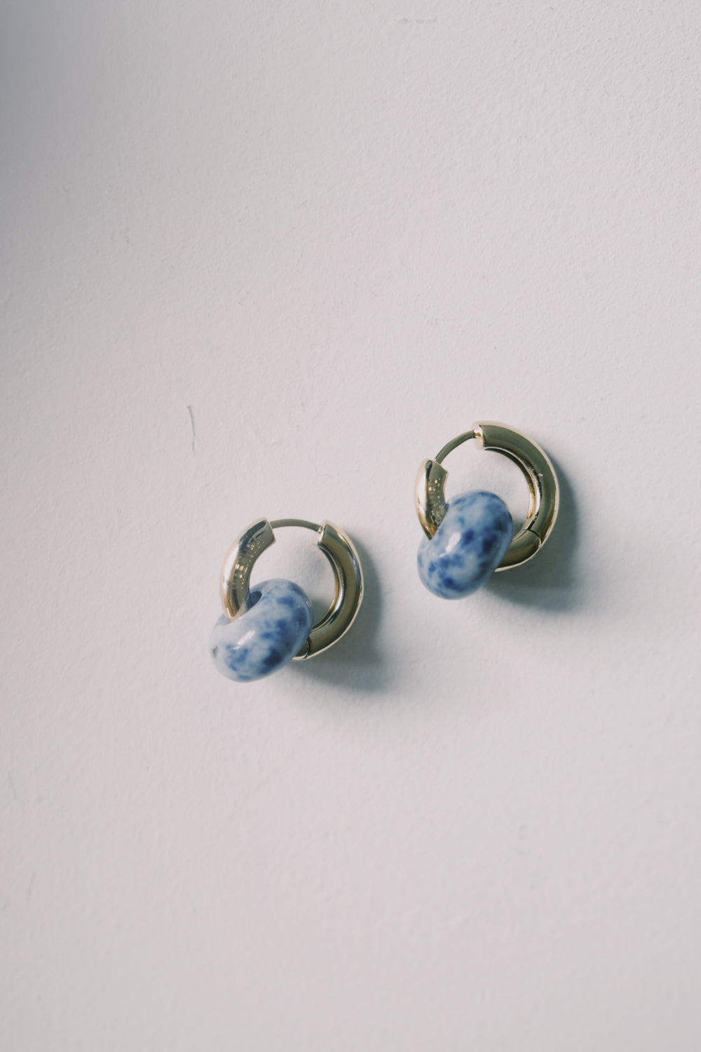 Hoop Earrings - Tessa - Stone Donut - collab zürich