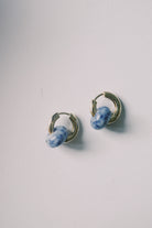 Hoop Earrings - Tessa - Stone Donut - collab zürich
