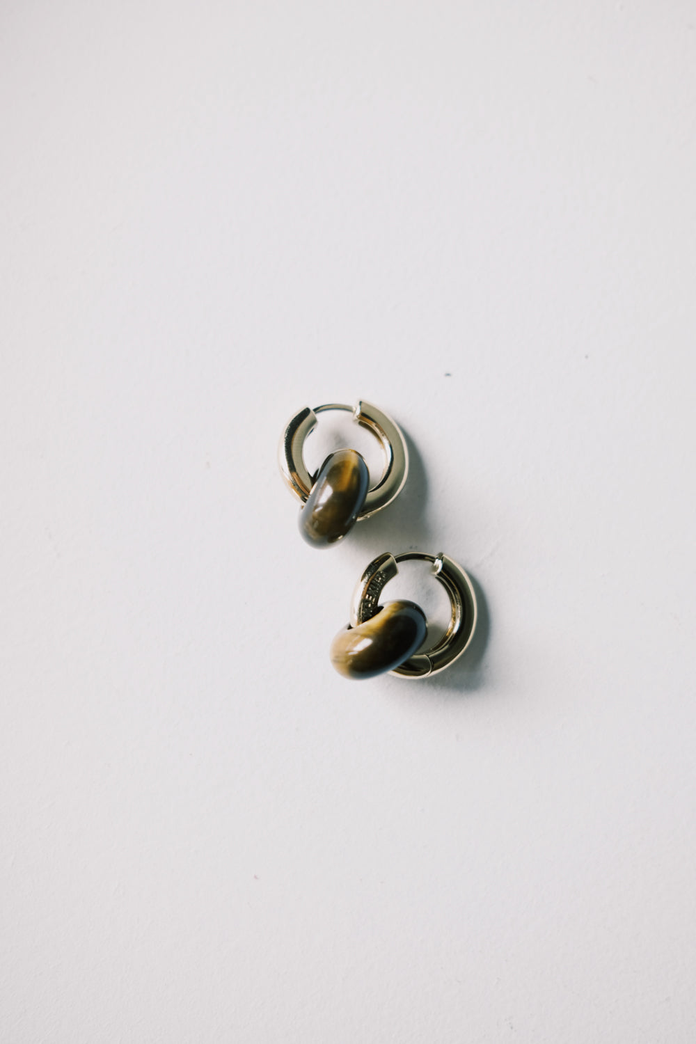 Hoop Earrings - Tessa - Stone Donut - collab zürich
