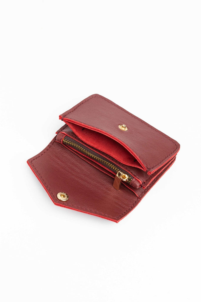 Red Mini Wallet Mini Wallet - NAIMA - Cherry Red – collab zürich