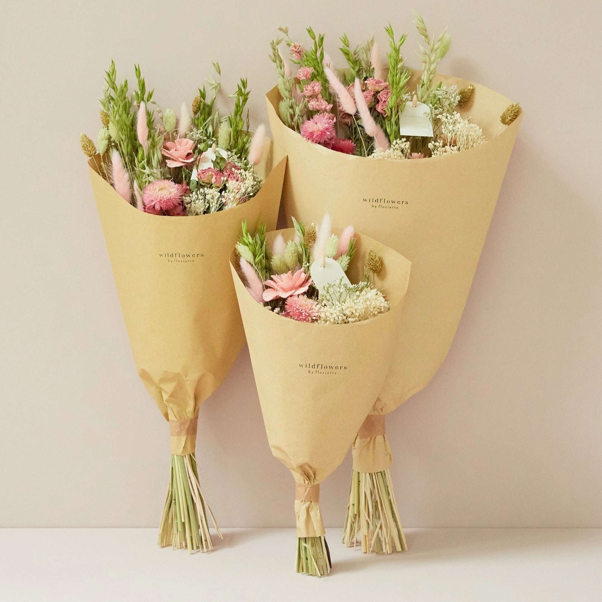 Dried Flowers - Bouquet - Pink Elegance - collab zürich