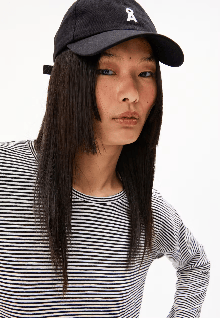 Longsleeve - Xianaa Stripes - Black / Oatmilk - collab zürich