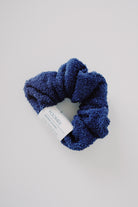 Scrunchie - MEDINA terry - marine blue - collab zürich