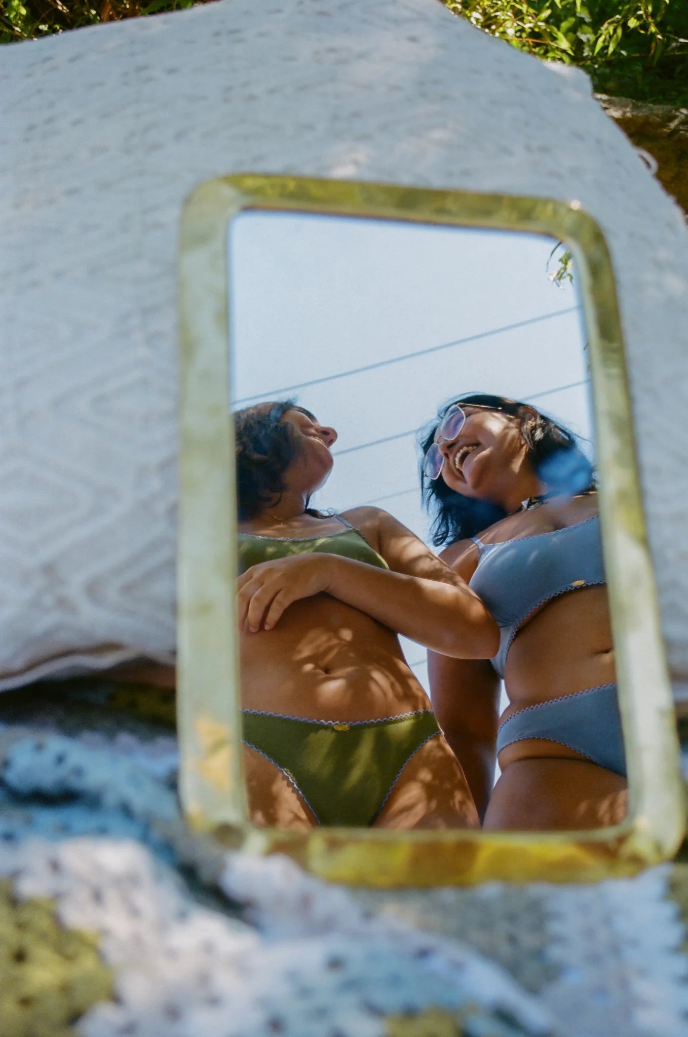 bamboo underwear - bikini knickers - green - collab zürich