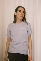 Unisex T-Shirt - hüt hani nöd so lust - Pale Lilac - collab zürich
