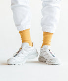 socks - ribbed sunny yellow - collab zürich