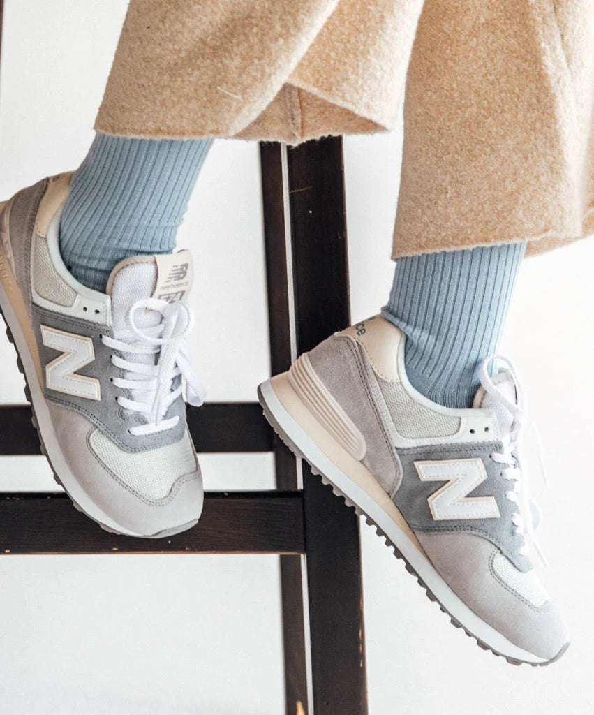 socks - ribbed baby blue - collab zürich