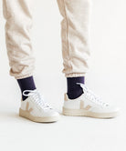 socks - ribbed deep purple - collab zürich