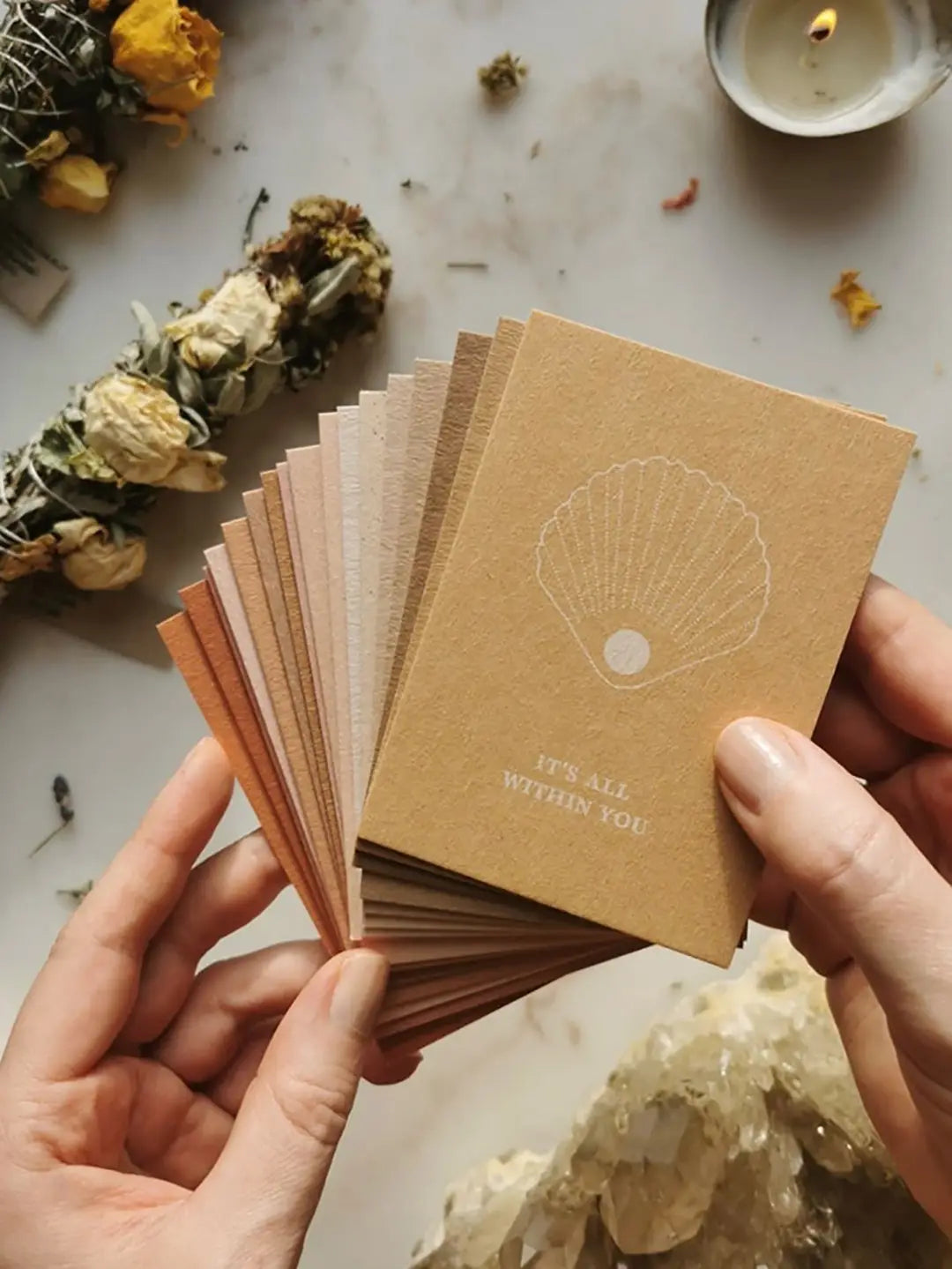 mini card set - cosmic affirmations - collab zürich