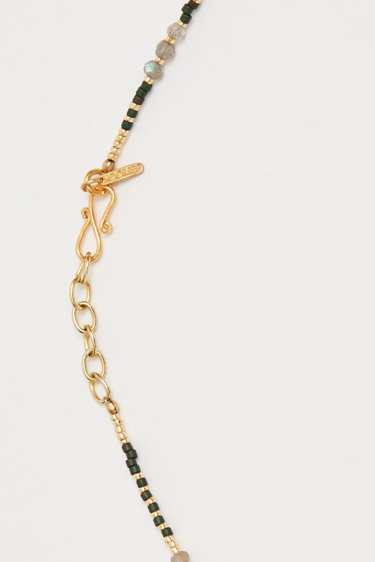 Necklace - DINA Labradorite - Emerald - Sale - collab zürich