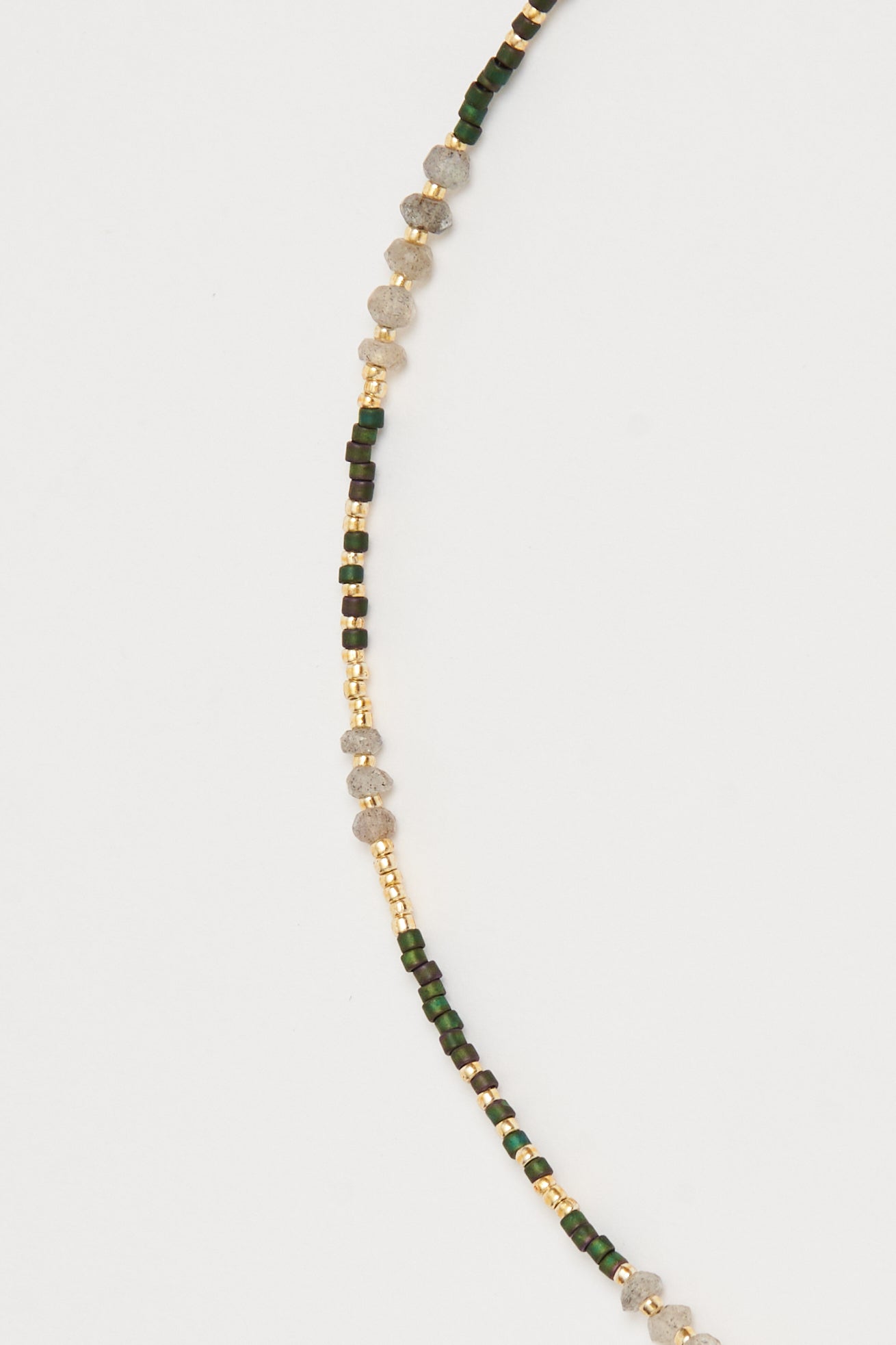 Necklace - DINA Labradorite - Emerald - Sale - collab zürich