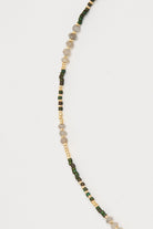Necklace - DINA Labradorite - Emerald - Sale - collab zürich