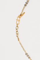 necklace - DINA moonstone - mineral grey - sale - collab zürich