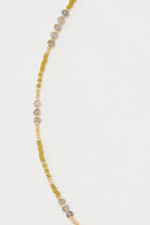 Necklace - DINA Labradorite - Lime Green - Sale - collab zürich